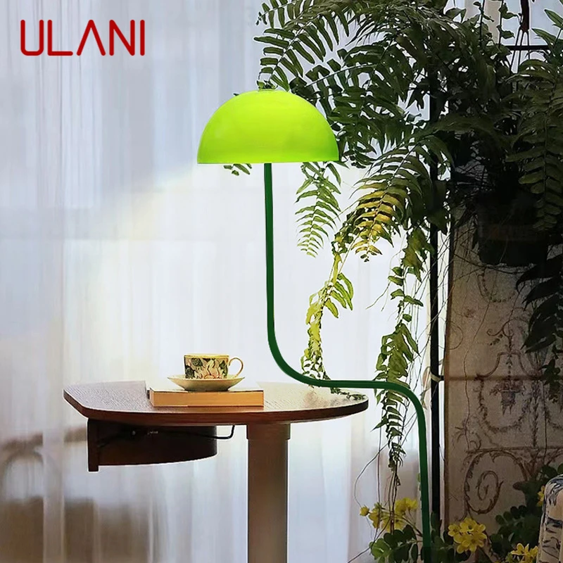 

ULANI Nordic Green Floor Lamp Fashion Art Modern Family Iiving Room Bedroom Creativity LED Decorative Standing Light