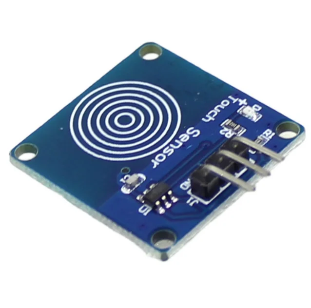 Módulo de sensor táctil TTP223, módulo de interruptor táctil capacitivo, sensor de detección táctil tipo jog
