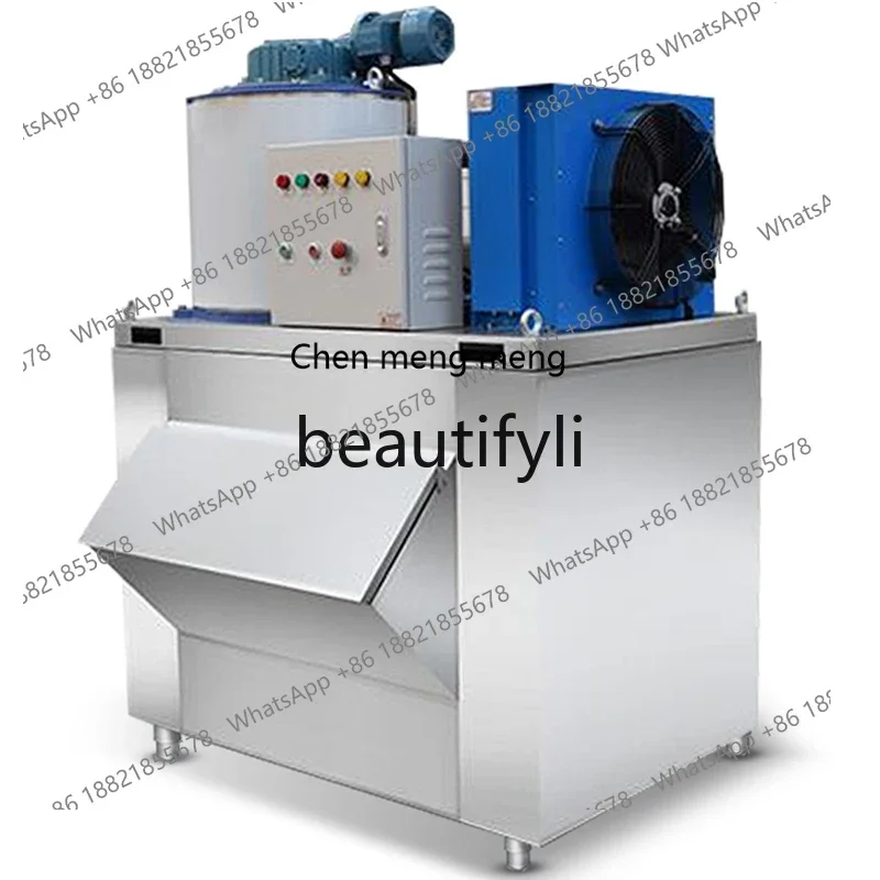 

New arrive Large Fully Automatic Ice Flake Machine for Supermarkets, Hot Pot Restaurants, and Seafood Buffets