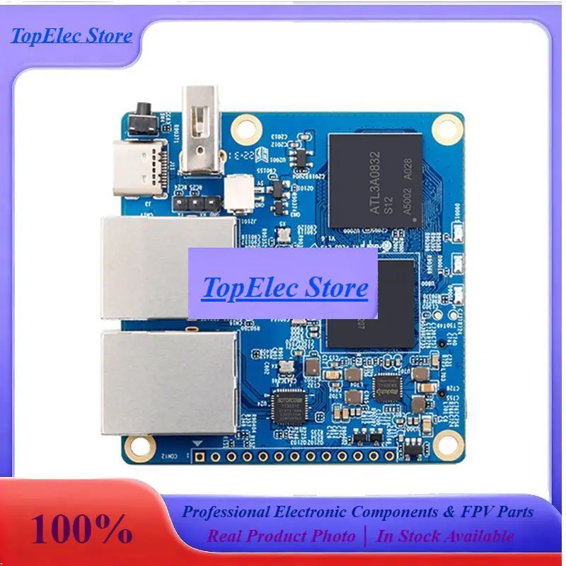 ToPESsA42T-1GB RAM For Orange Pi R1 Plus LTS Development Board With Metal Shell Rockchip OS Support Android9/Ubuntu Debian/Openw