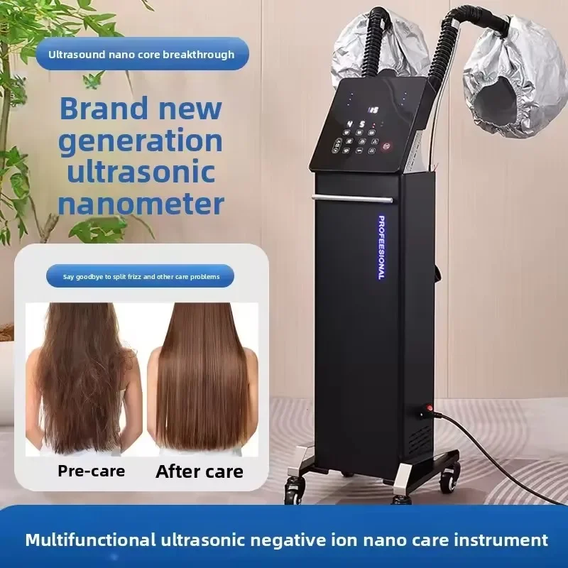 New Full-Automatic Portable Salon Hair Treatment Steaming Machine With Oxygen Ozone Biochemical Device Spa Scalp Care
