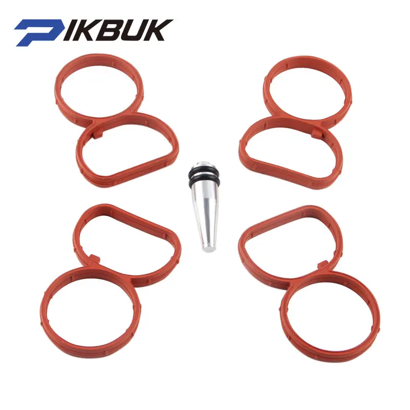 

car swirl flap plug with MANIFOLD gaskets for BMW E60 E92 2.0T N47 Diesel engines car accessories