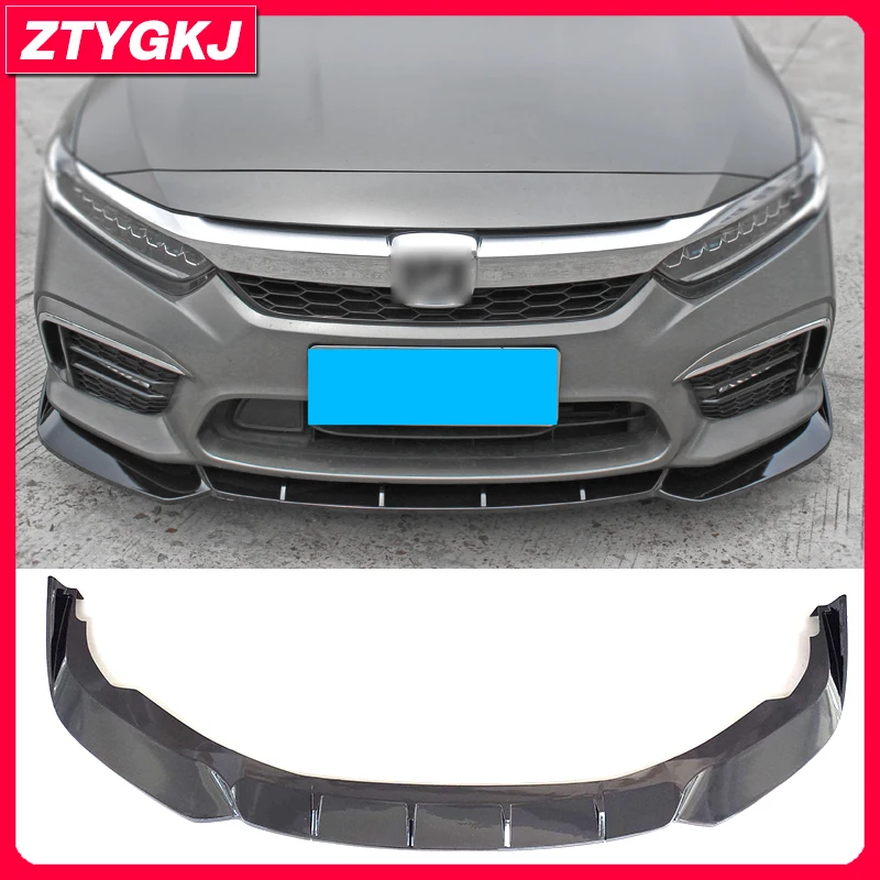 3 PCS ABS Material Front Bumper Lip Shovel Splitters For Honda Inspire 2019-2021