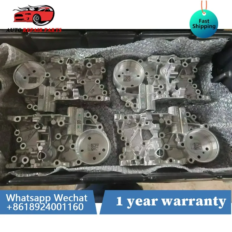 Original new aluminum  Accumulator Housing Oil Plate with QR code DQ200 DSG7 0AM325066AC 0AM325066C 0AM Valve  For VW Audi A3