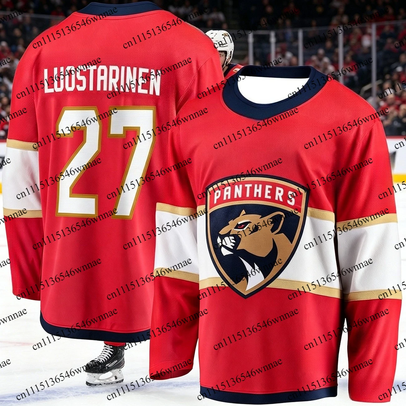2026 Florida Men's New Ice Hockey Training Suit - 3D Printed, Athletic, Quick-Drying Long-Sleeved Top Family