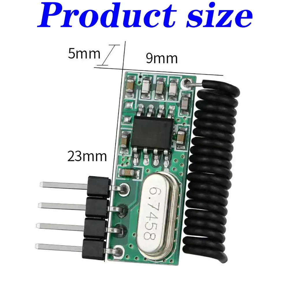 433 Mhz Superheterodyne RF Receiver and Transmitter Module 433Mhz Remote controls For Arduino uno Wireless module Diy Kits