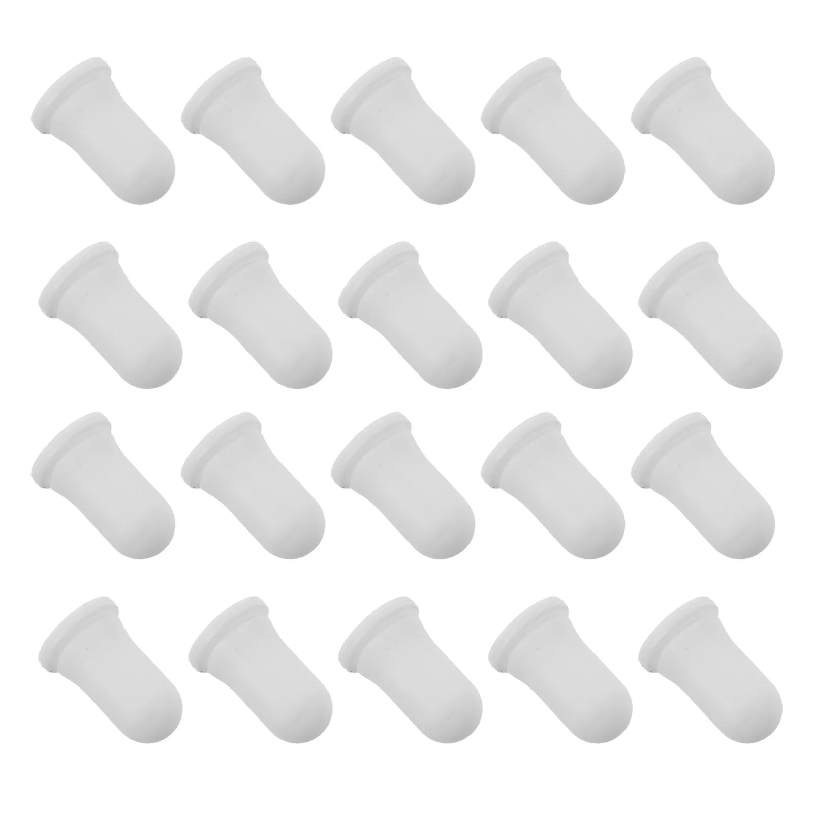 50 Pcs Dropper Silicone Tip DIY Cap Spare Head Bulk Caps Bottle Accessories Essential Oil Supplies