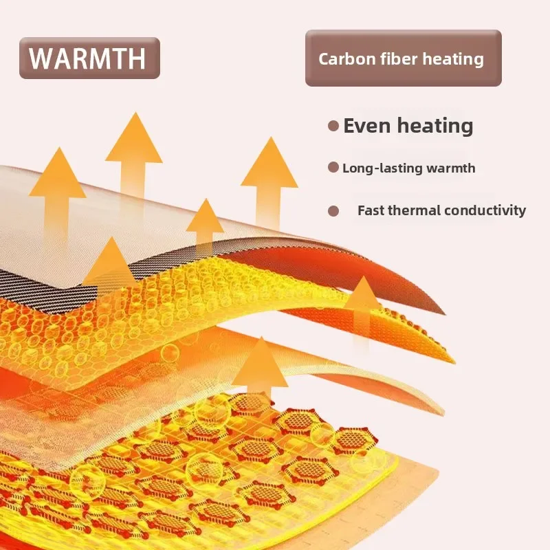 حزام تدليك الخصر لتدفئة الظهر الكهربائية مع علاج Mugwort والاهتزاز للرجال والنساء #2