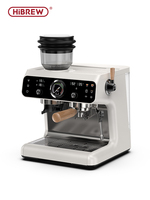 HiBREW Upgraded Dual Boiler Barista Pro Espresso Machine Built-in Grinder With 30 Size Settings for Cafe Hotel Restaurant H7B