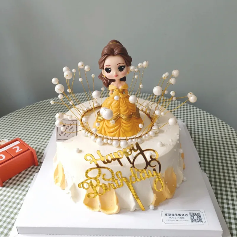 Q Posket Die Schöne und das Biest Spielzeug Belle PVC Prinzessin Figuren Action Sammlermodell Spielzeug für Mädchen Geschenk Desktop-Ornament – Detail 5