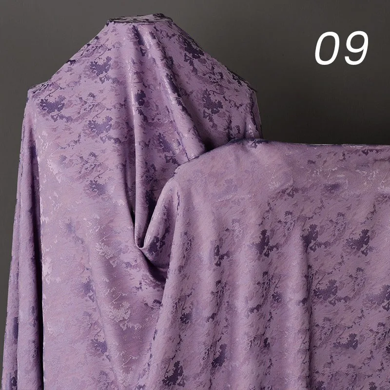 

1M Vintage Brocade Jacquard Damask Fabric Imitation Acetic Satin Fabric For Sewing Dress Garment Patchwork Cheongsam Kimono