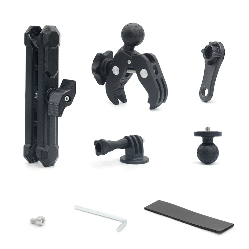 

Bracket for Action Cameras on Bikes Cycling Action Camera Handlebar Mount Adjustable Handlebar for Exciting Moments