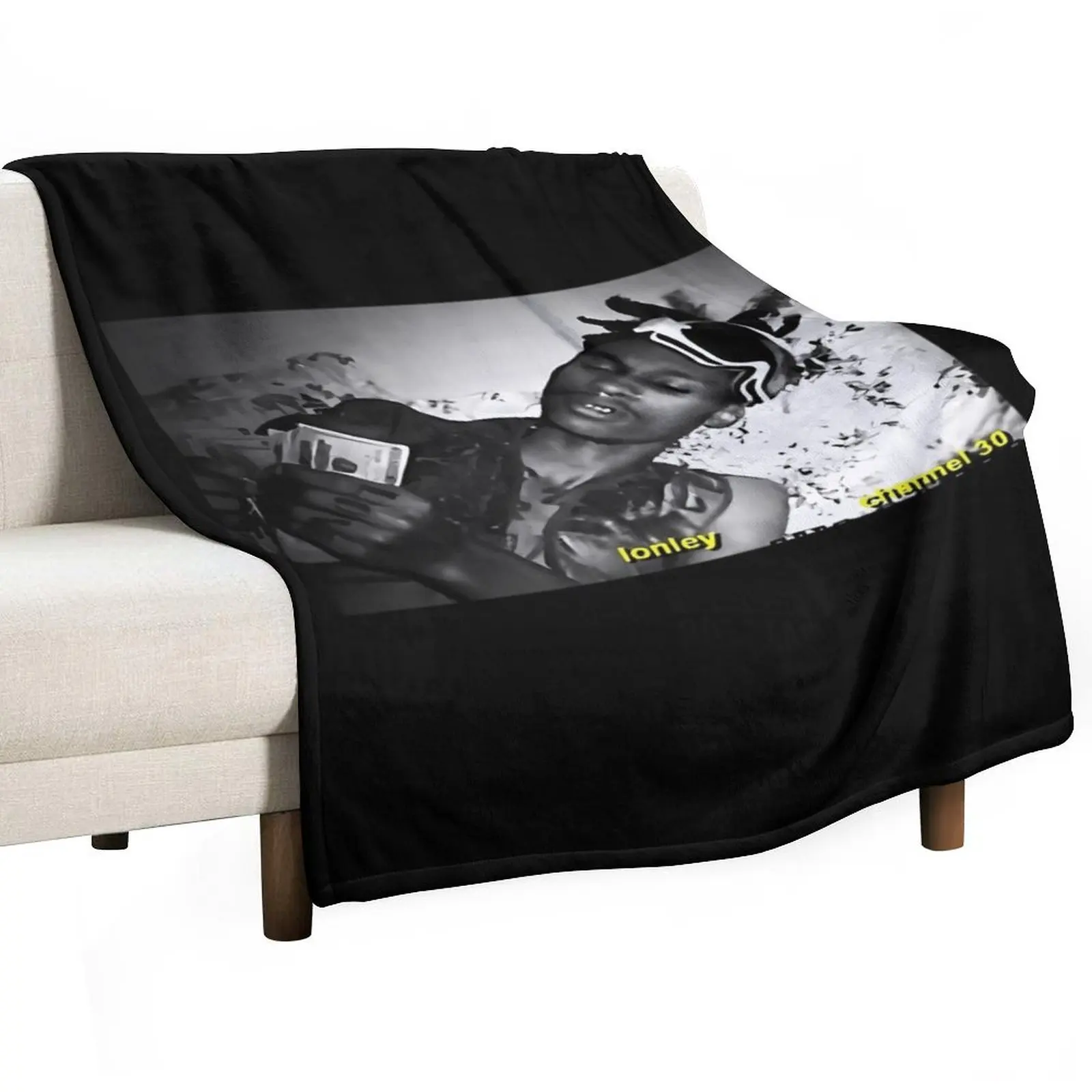 Black kray lonely \t Throw Blanket Luxury Brand Bed Fashionable Bed covers Heavy Blankets