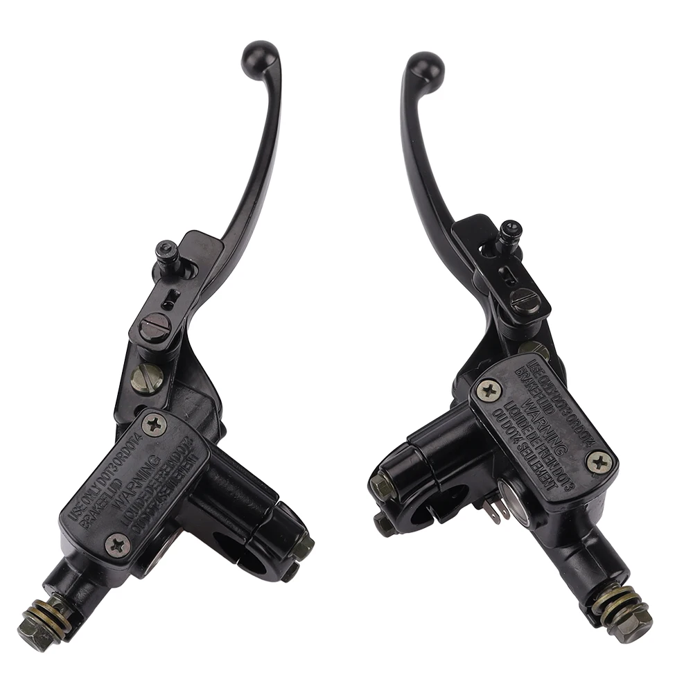 Motorcycle Cylinder Hydraulic Brake Lever Clutch Lever Pump Left Right For Universal 50cc-250cc Dirt Bike ATV Four-wheel