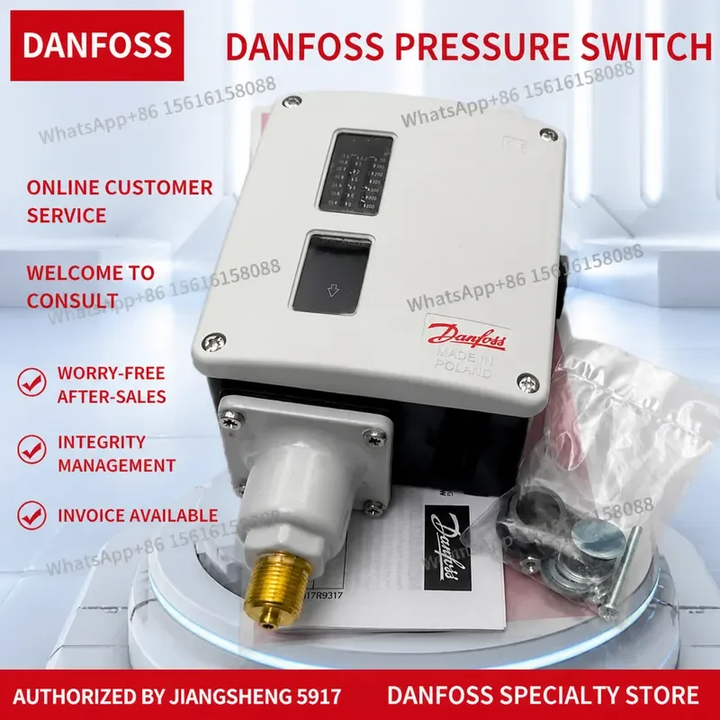 Danfoss RT116 Pressure Switch 017-140166 017-141666 RT116E 017-520166 Refrigeration Compressor Control Thermostat for HVAC