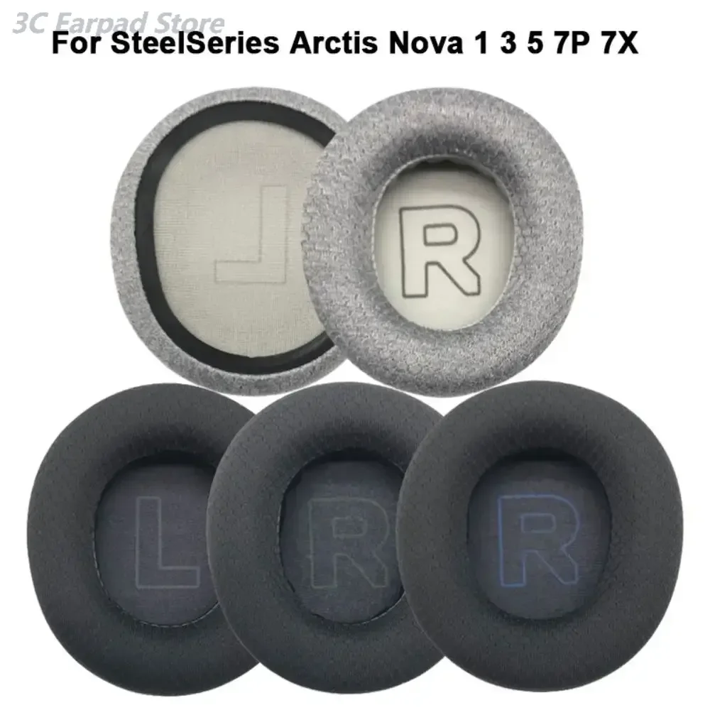 

1 pair Replacement Noise Cancelling Earpads Ear pads Cushions for Steelseries Arctis Nova 1 3 5 7P 7X Gaming Headphone Headset