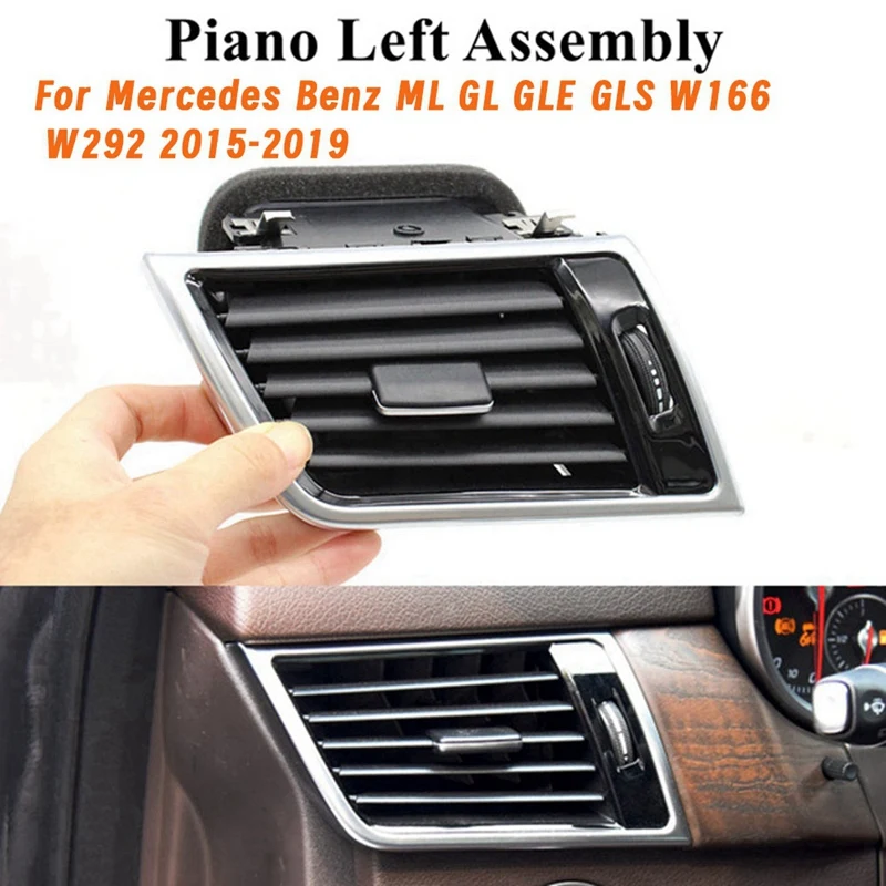 

1Pair Air Conditioner Outlet A1668309100 1668309200 For Mercedes Benz ML GL GLE GLS W166 W292 2015-2019 A/C Air Vent