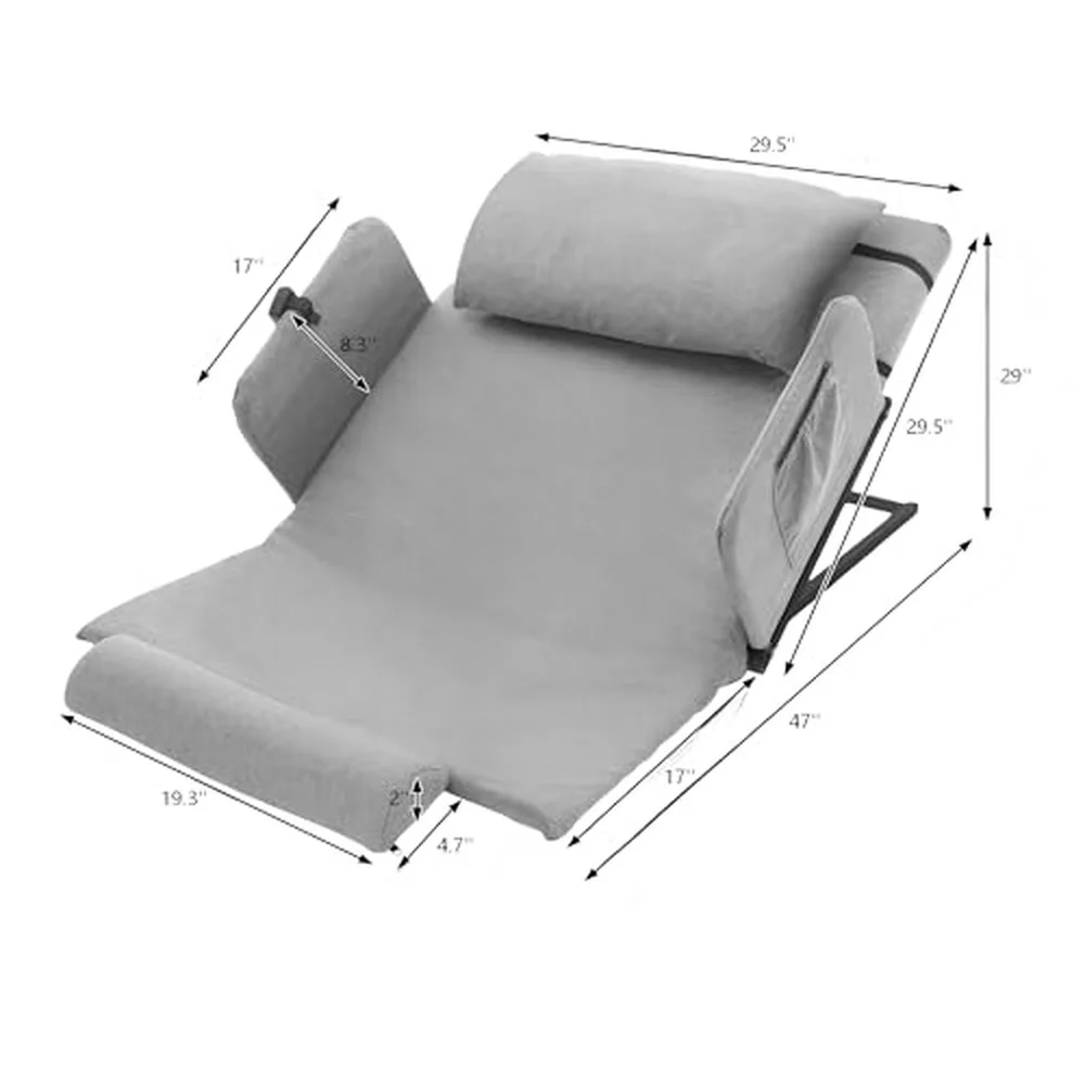 Electric Lifting Backrest for Bed 660 LBS Power Lift Bed Backrest with Remote Control 2° 80° Adjustable Angle Assist
