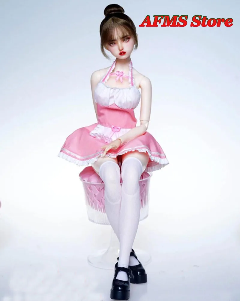 CCN6013 1/6 Women Soldier Sexy Gothic Maid Attire Cosplay Anime Sweet Lolita Servant Uniform Fit 12inch Action Figure Body