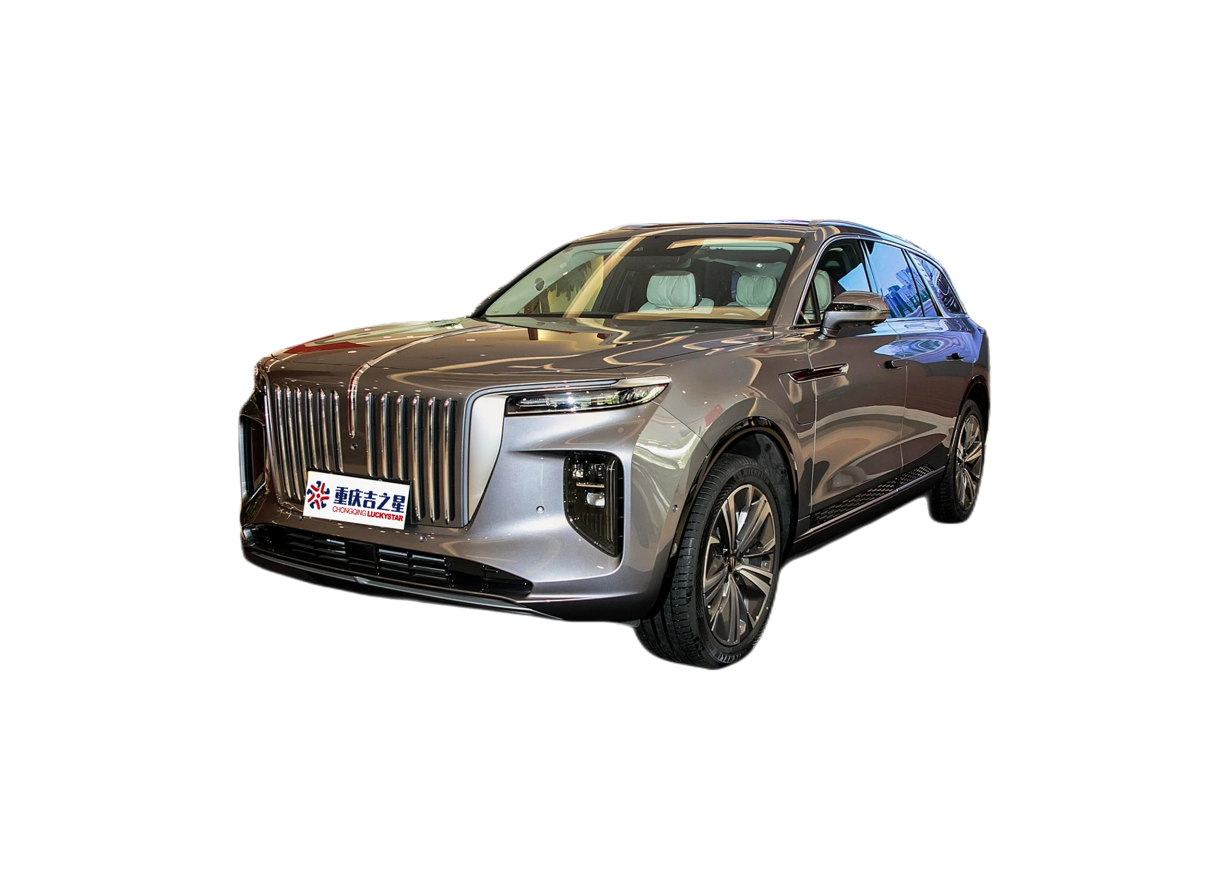 2023 متوفر في المخزون مركبات الطاقة الجديدة الفاخرة Hongqi E-HS9 Ev سيارة جديدة SUV طويلة المدى الطاقة الصينية رخيصة سيارة كهربائية الكبار للبيع