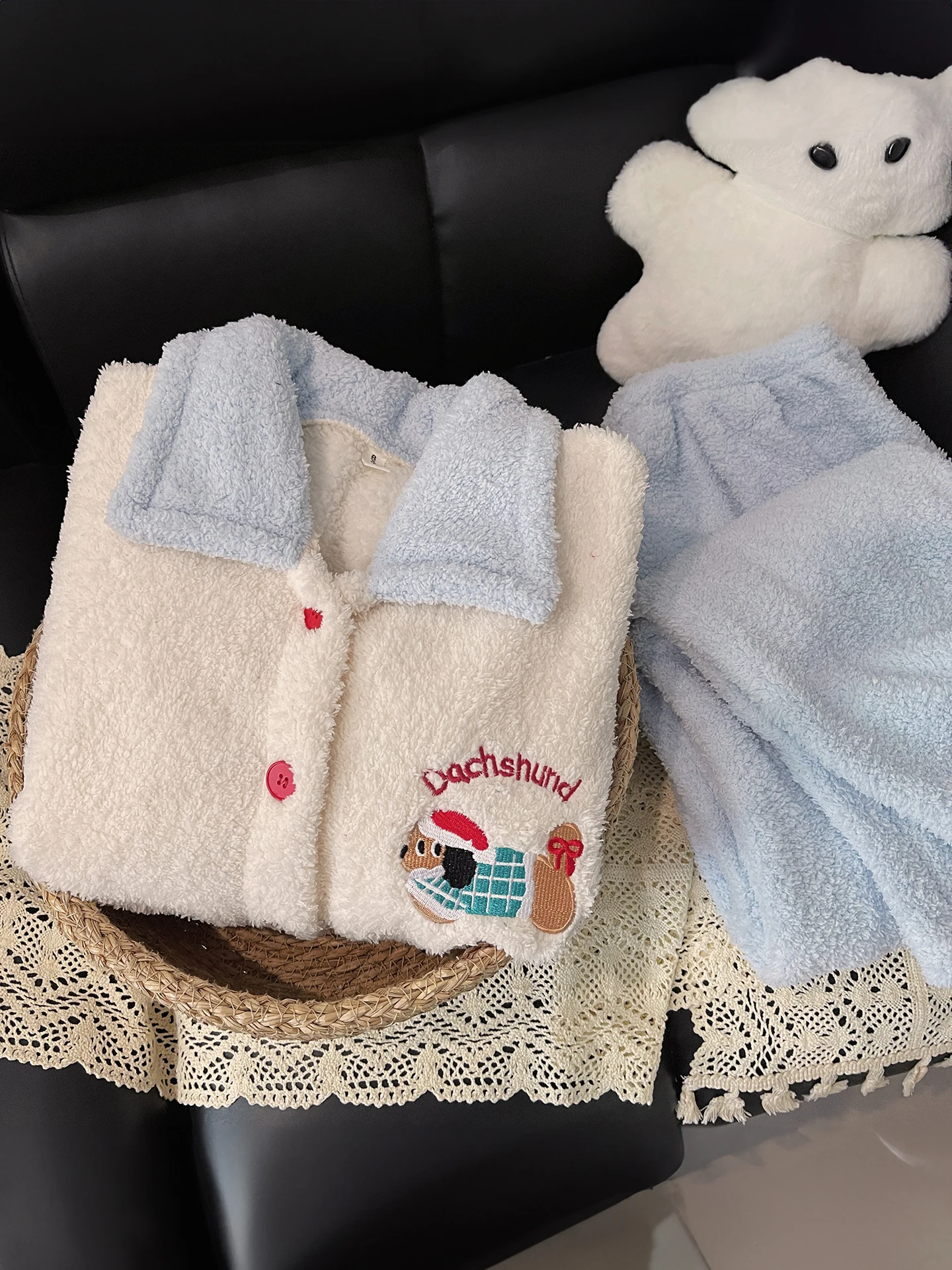 2025 New Women's f-Fce Pajamas Winter Hello Kitty Cartoon Casual Sanrio Fce-Lined Thi Coral Fce Autumn Winter Home Clothes Gift