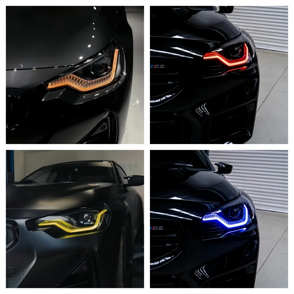 

Yellow Red Blue DRL LED Chips For BMW 2 Series M2 G87 G42 2022 Adaptive LED Headlight Daytime Running Light Turn Signal Modules
