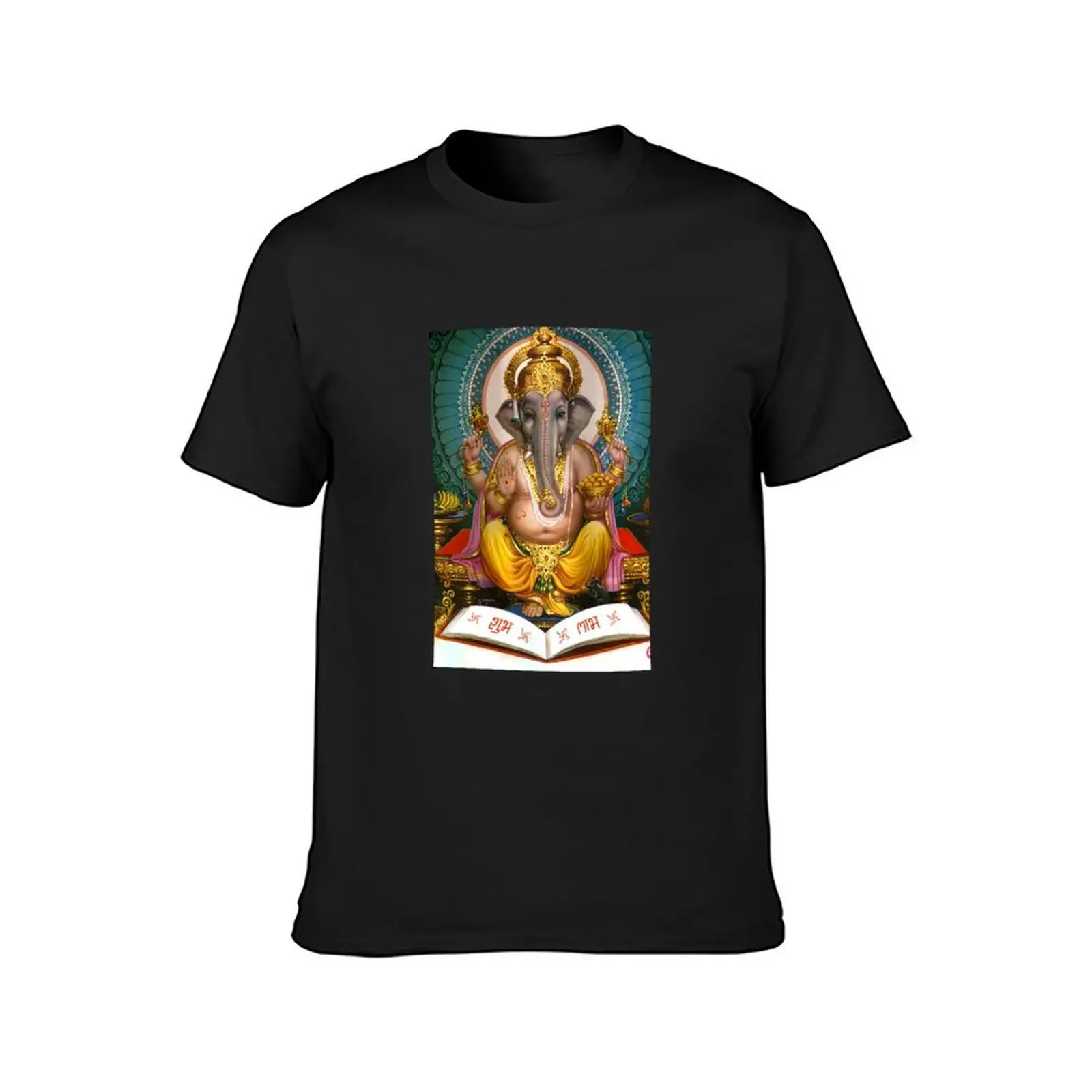 Lord Ganesha Indian Hindu Oriental art Spiritual T-Shirt blacks for a boy Blouse designer t shirt men