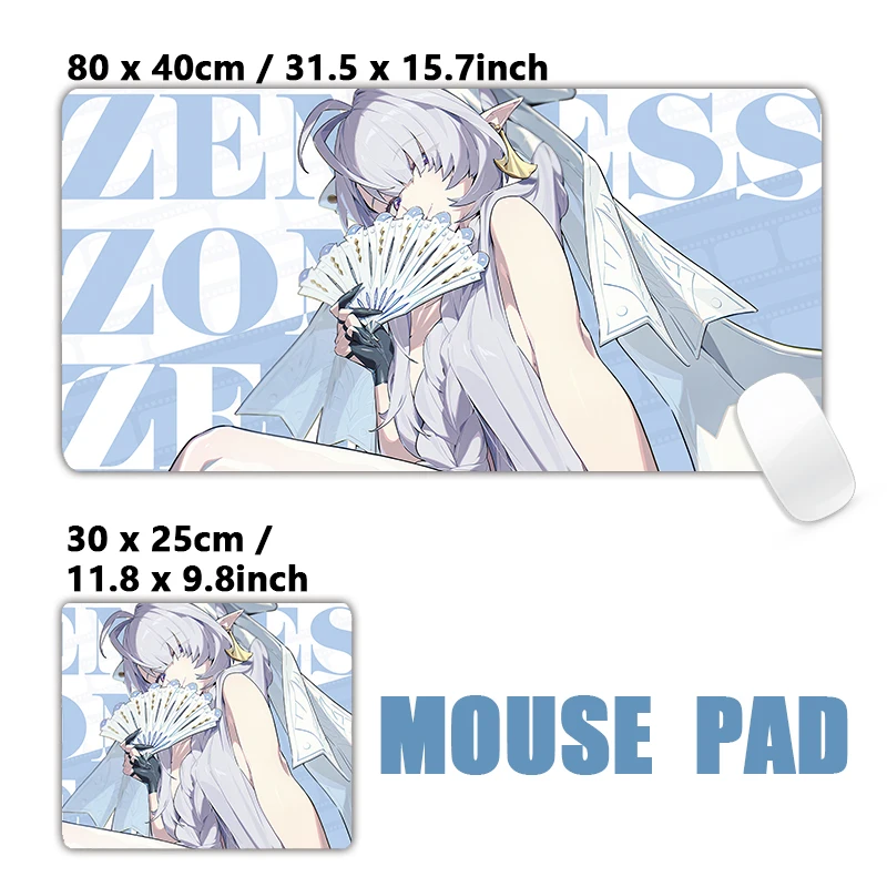 Nicole Ellen Anby Demara Mouse Pad 900x400 Large Non-slip Desk Mat Zenless Zone Zero Billy The Kid Mouse Pad ZZZ Gaming Mousepad