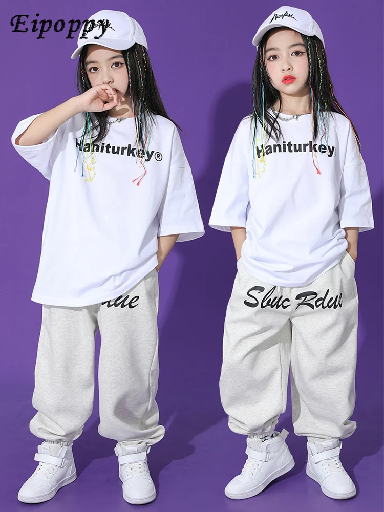 Taniec uliczny dziecięca odzież chłopięca modne przystojne spodnie z krótkim rękawem Hip Hop odzież dziecięca modna marka Hip Hop