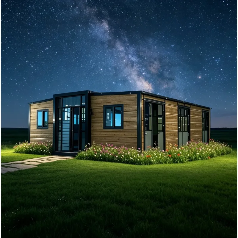 Prefab Expandable Container Home 3 Bedroom Portable Living House for Villa & Family Use