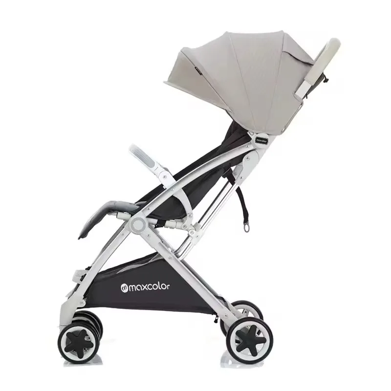 Poussette bébé ultra-légère pour nouveau-né, siège à bascule bidirectionnelle, pliable et réglable, absorption des chocs