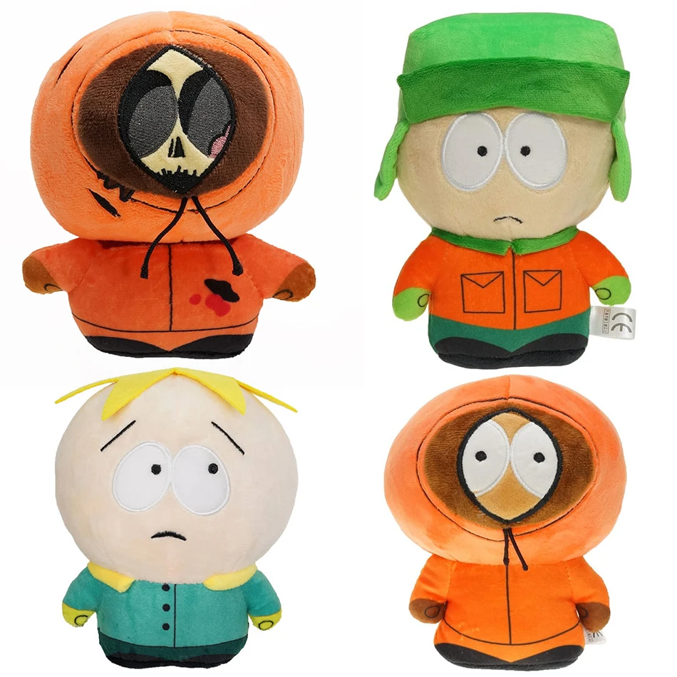2025 anime dos desenhos animados parque sul personagem cartman stan butters boneca de pelúcia menino criança brinquedo de pelúcia para crianças presentes de natal travesseiro