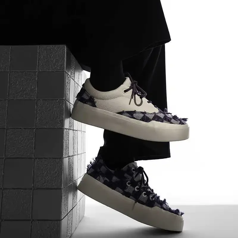 Hip Hop met stropdassen 46 Heren Sneakers Schoenen Heren Laarzen Korte herenlaarzen Sport Premium Wederverkoop Hit Topkwaliteit 2025outdoor