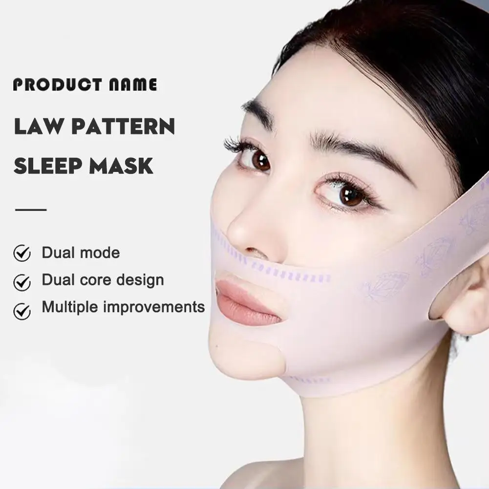 Hot traspirante V Face Band Cheek Lift Up Face maschera fasciatura sottile riduce il doppio mento rughe viso V-Line Shaping Anti fasciatura S6Y8