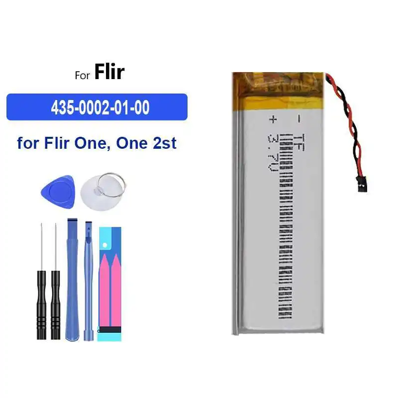 

Для Flir One, One 2st Thermal Imaging Device Безопасный аккумулятор 300 мАч 435-0002-01-00