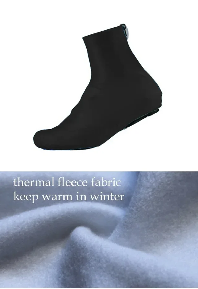 WINTER FLEECE THERMAL 2019 PURE (NO LOGOS) Cycling Shoe Cover Sneaker Overshoes Lycra Road Bicycle Bike MTB Cycling Shoe Cover