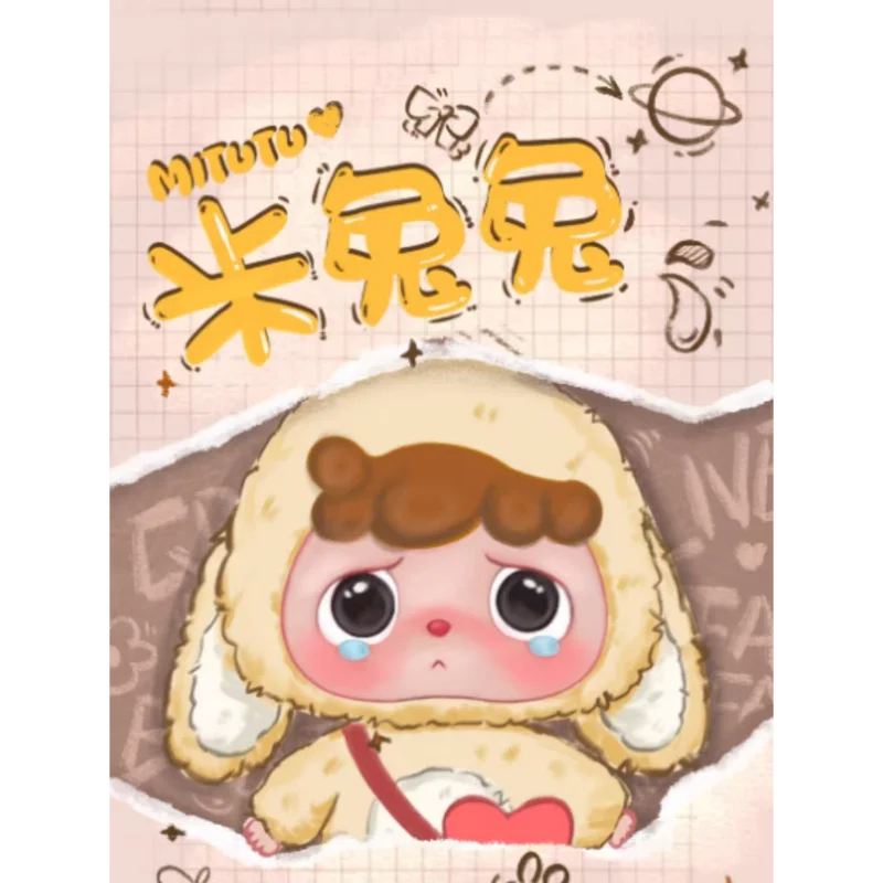 جديد 100% أصلي للأطفال ثلاثة مي توتو وحولا لا صندوق أعمى حقيبة قطيفة قلادة الحلي الزخرفية جمع الدمى هدية عيد ميلاد #1