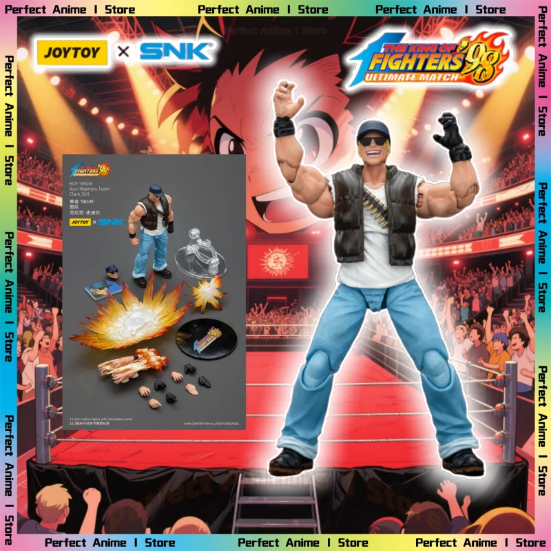 

JOYTOY Dark Source King of Fighters '98UM Ryanna Hathiran Ralph Jones Clark S Rosen 1/18 Moving Humanoid