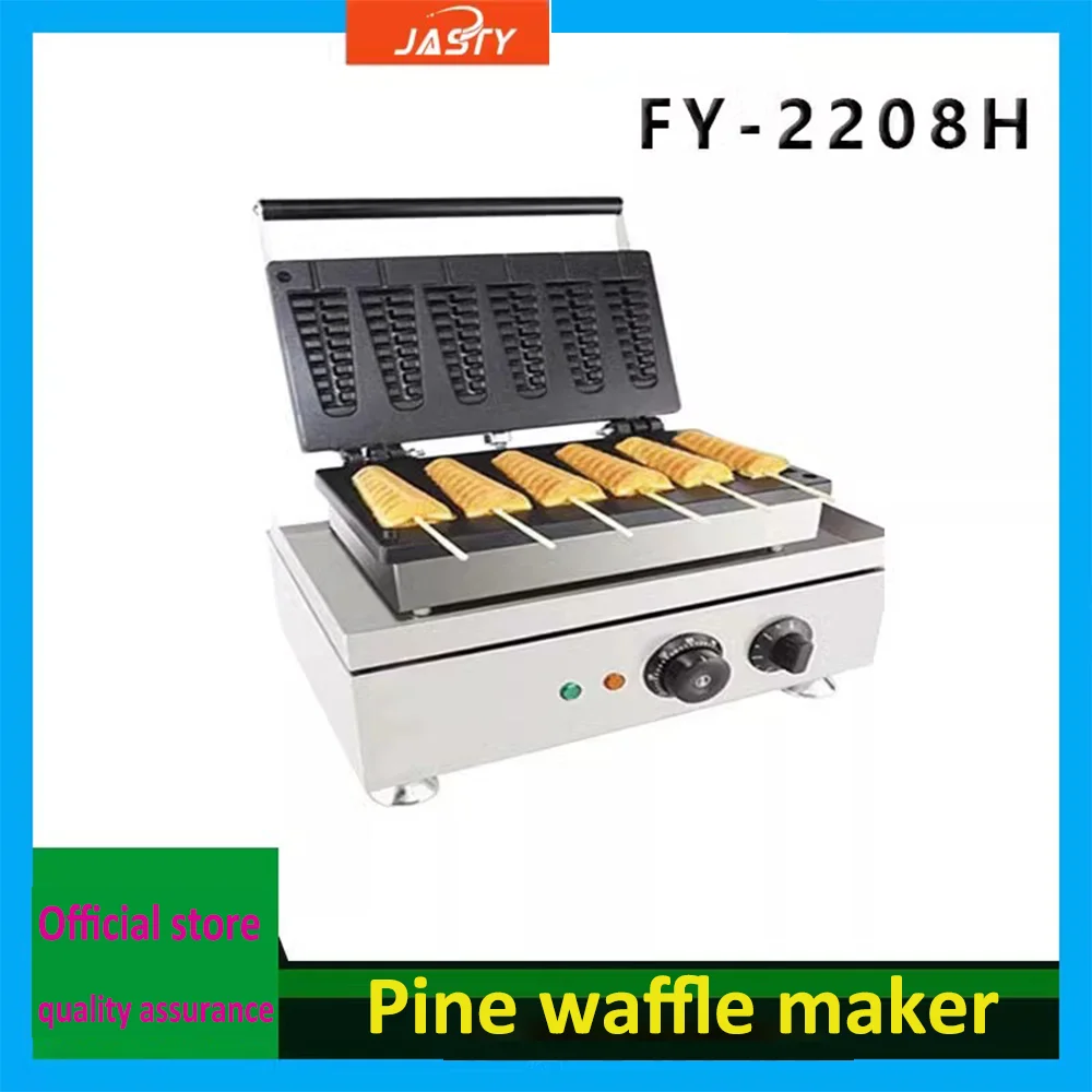 Commercial 110V 220V electric pine waffle machine Egg cakes machine non stick coating cheese Egg cakes machine can be customized