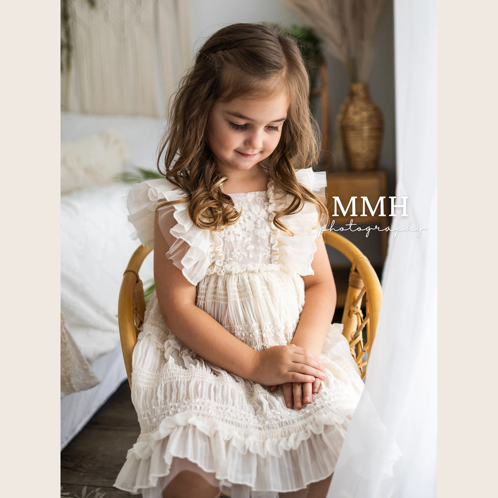 

Don&Judy Ruffle Chiffon Little Girl Dress Birthday Wedding Gown Flower Girls Dresses Elegant vestidos de novia Baby Kid Clothing