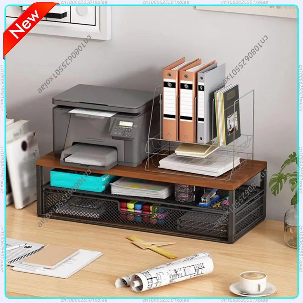 2-tier-computer-monitor-stand-riser-with-drawer-desk-monitor-riser-office-desk-accessories-for-office-supplies