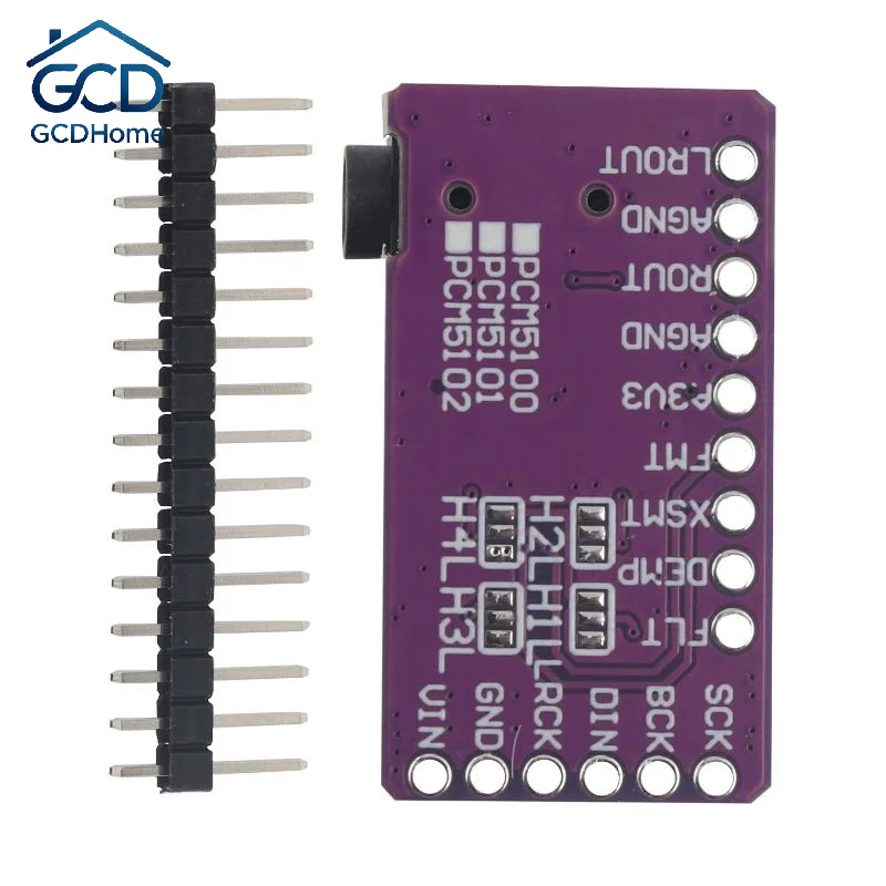 Diy Audio Electronics Projects - Плата декодера ЦАП PCM5102 I2S, 1