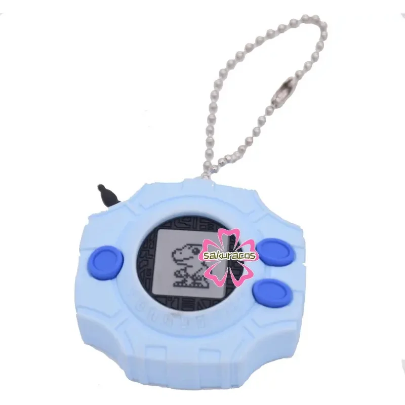 Figuras de acción Digimon Adventure Digivice durante llavero Taichi Yamato Sora Takeru Hikari Crest modelo Cosplay Prop coleccionable