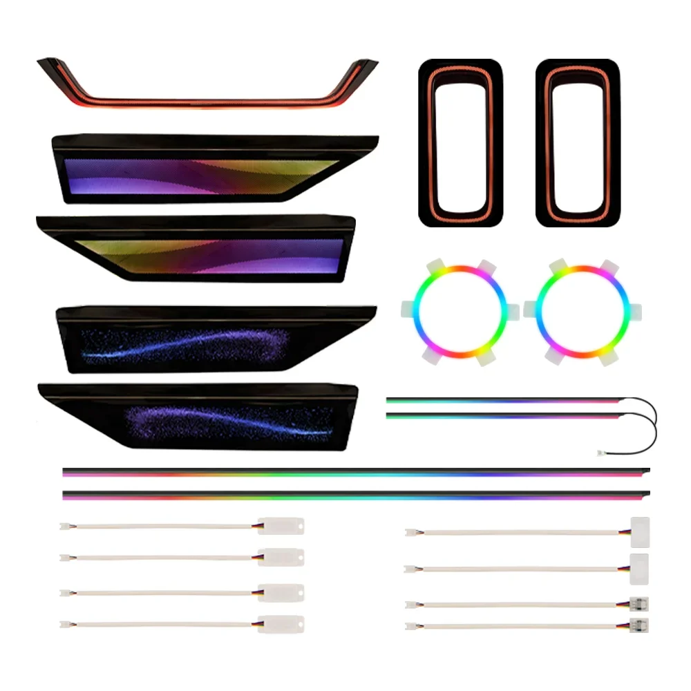 New for VINFAST VF3 Specific Intelligent Interior Ambient Lighting Neon Light Symphony LED Car Light Accessories Neon Flowing!