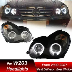 Car Headlights For Mercedes-Benz C class W203 4 doors 2000-2007 new style full LED Auto Headlamp Projector Lens Accessories Kit