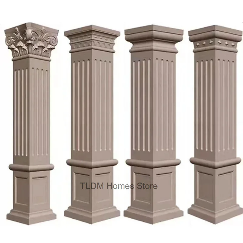 

Garden build Fence DIY Cement Column Mold Garden Building European Decorative Modeling Roman Column Mold Thickened Square Column