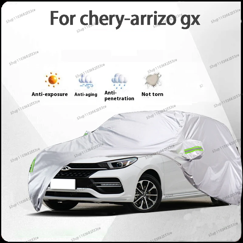 

For Chery Arrizo GX Fit Car Cover - Waterproof, Dustproof, Sunshade (UV), Snowproof | Silve Full Cover with All-Day Protection