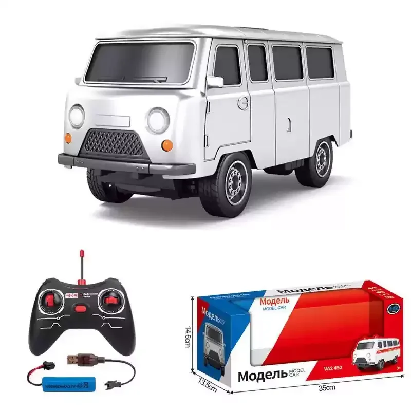 2025 New Remote-Controlled Charging Toy Ambulance Watts Van Model Car Ornament Children'S Holiday Gift Toy Interactive Toys