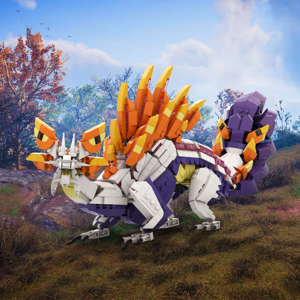 

MOC Movie Monster Bubble Fox Dragon Building Blocks Model Mizutsuness Character Huntereds Bricks Assembled Toy for Children Gift