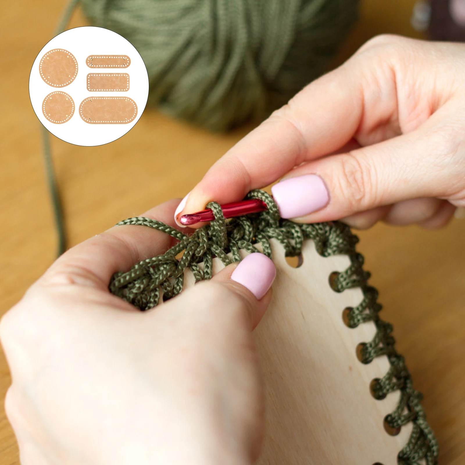 

5pcs Bottom Insert Pu Bag Base Shaper Smooth Corner Cushion For Handbag Protection Bag Accessories Storage Organizer